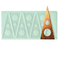 SILICON MOLD -  TALL TRIANGLE (7 CAVITIES)