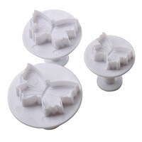  BUTTERFLY PLUNGER CUTTER - SET OF 3