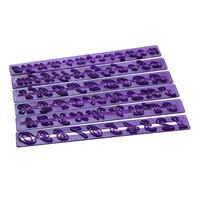 ALPHABET & NUMBERS STRIP CUTTERS 6 PC SET