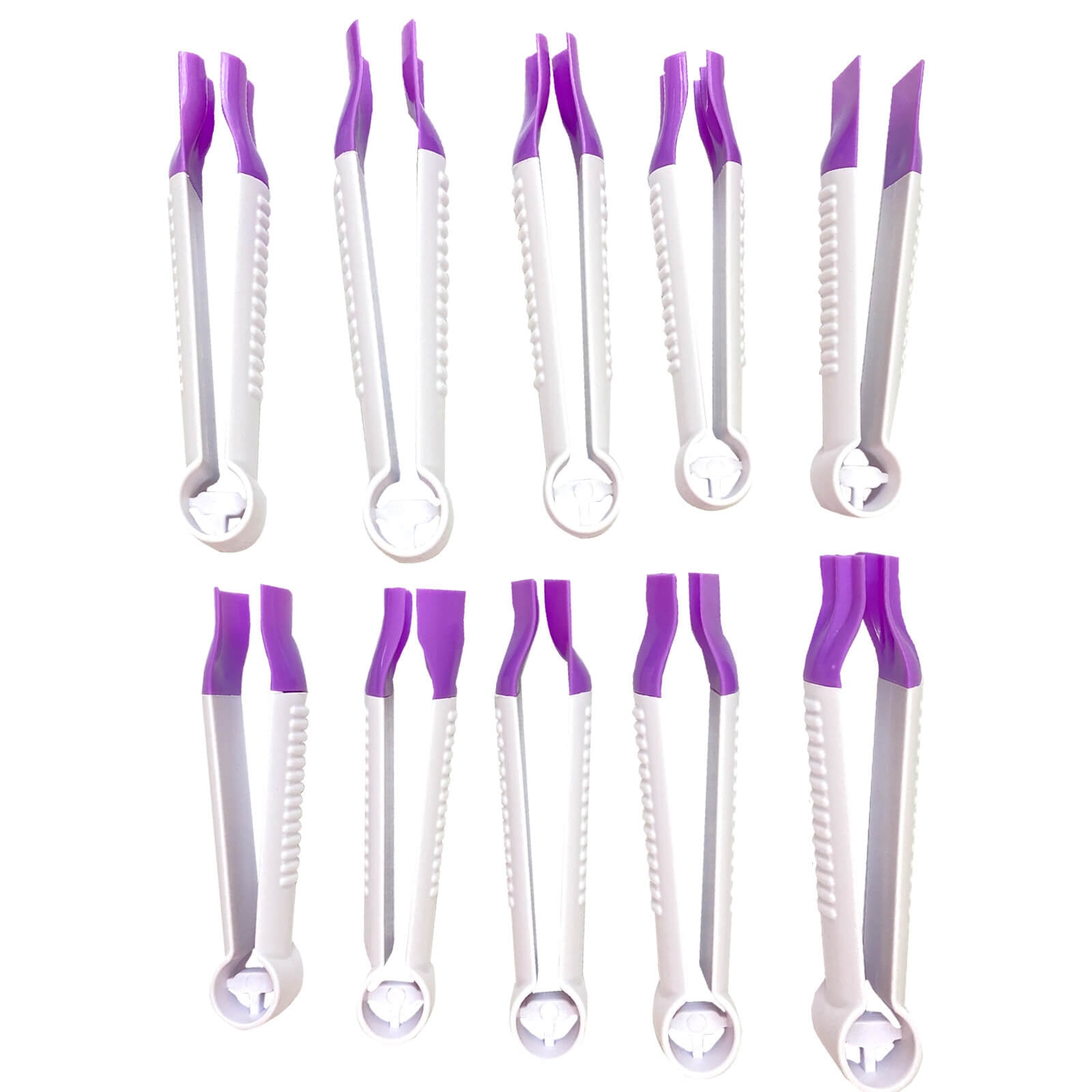 STRAIGHT EDGE FONDANT CRIMPER - SET OF 10