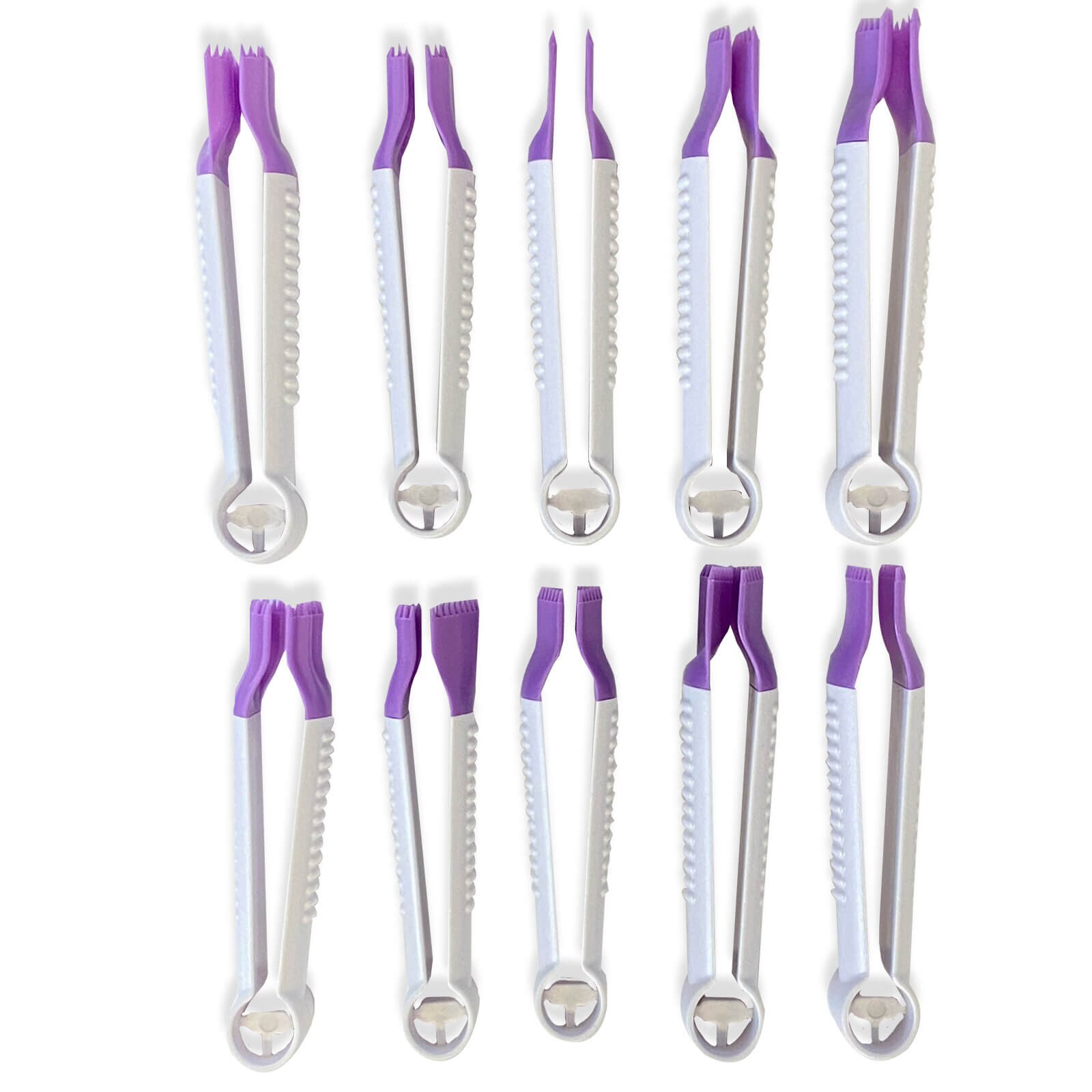BROKEN LINE SERRATED FONDANT CRIMPER - SET OF 10