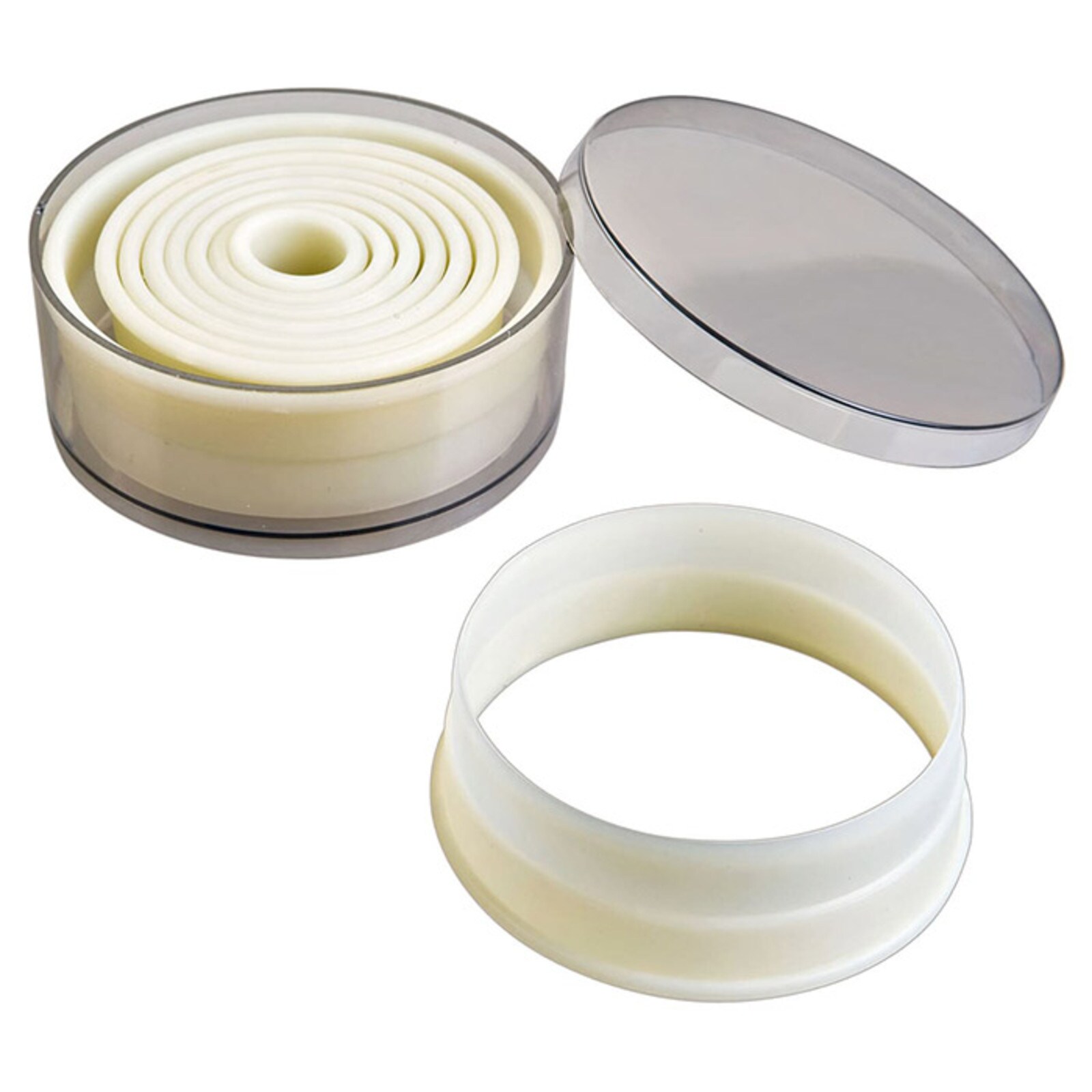 NYLON PLAIN ROUND CUTTER SET - 9 PC