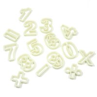 NYLON NUMBERS CUTTER SET - 15 PC 2"  