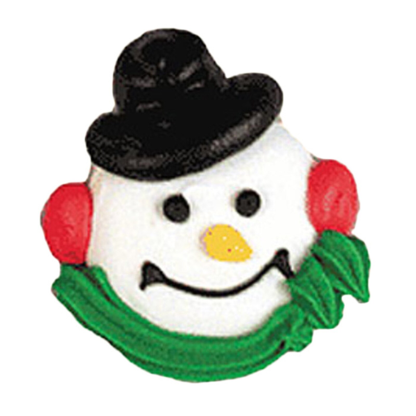 ROYAL SNOWMAN FACE WITH BLACK HAT