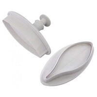 VEINED LILY PLUNGER CUTTER - SET OF 2