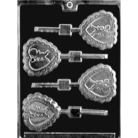 MOLD - CUPID IN HEART LOLLY 2 1/2 X 2 3/4" (4)