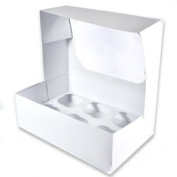 BOX FOR CUPCAKES WITH INSERTS - 2 PIECES