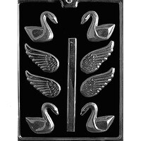 MOLD - SMALL 3D SWAN 3-D 2" X 2 1/2" (8)