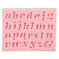 SILICONE MOLD - LOWER CASE LETTERS 3/8"
