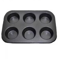 Wilton 2105-1820 Aluminum 6-Cup Jumbo Muffin Pan