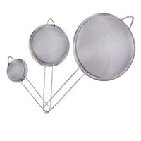 S/S STRAINER - SET OF 3 - 4" 5" 6" 