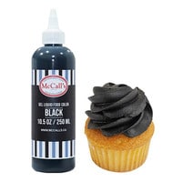 LIQUID GEL FOOD COLOR - BLACK 250 ML / 10.5 OZ