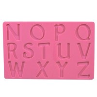 SILICONE MOLD - UPPER CASE LETTERS N TO Z 1 1/2"