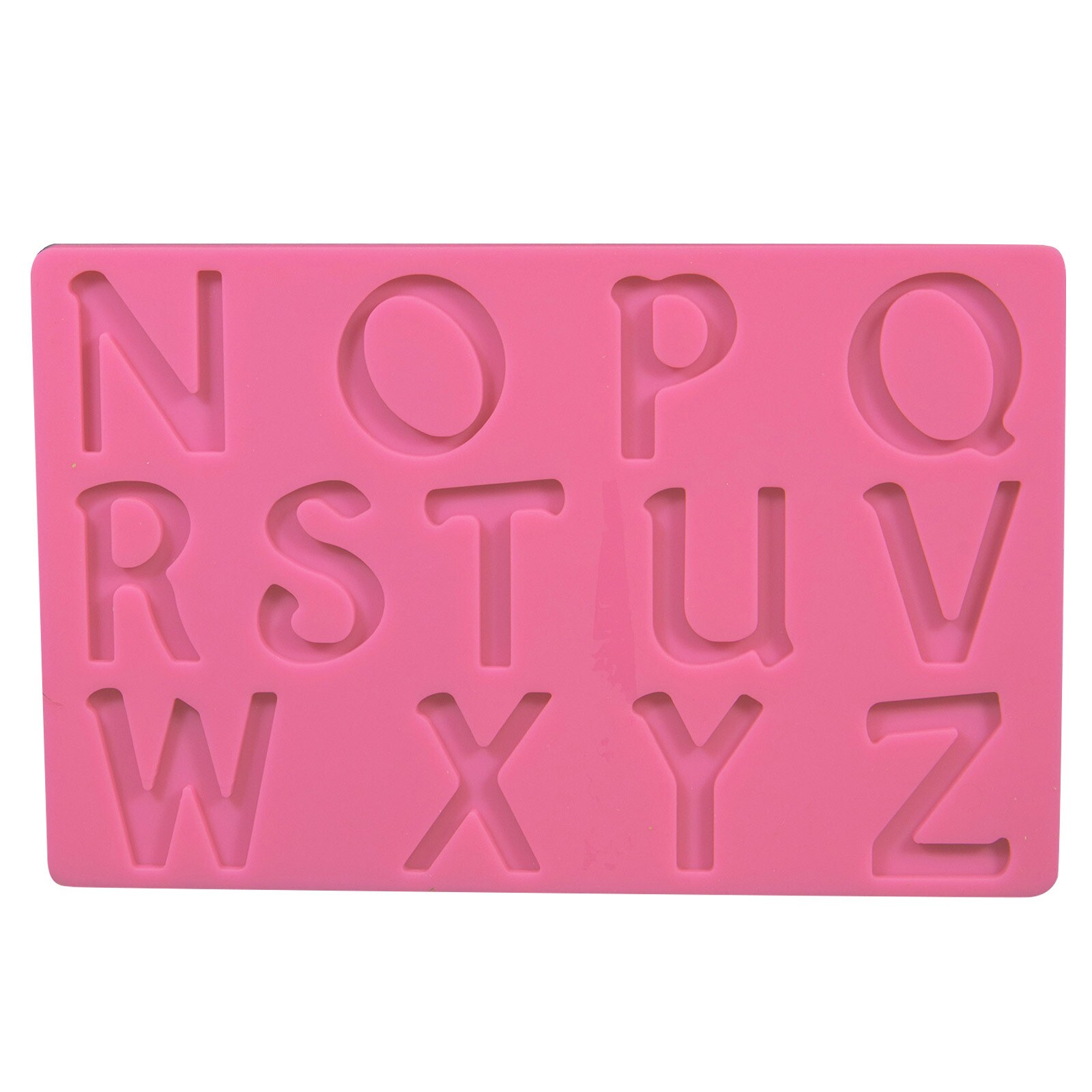 SILICONE MOLD - UPPER CASE LETTERS N TO Z 1 1/2"