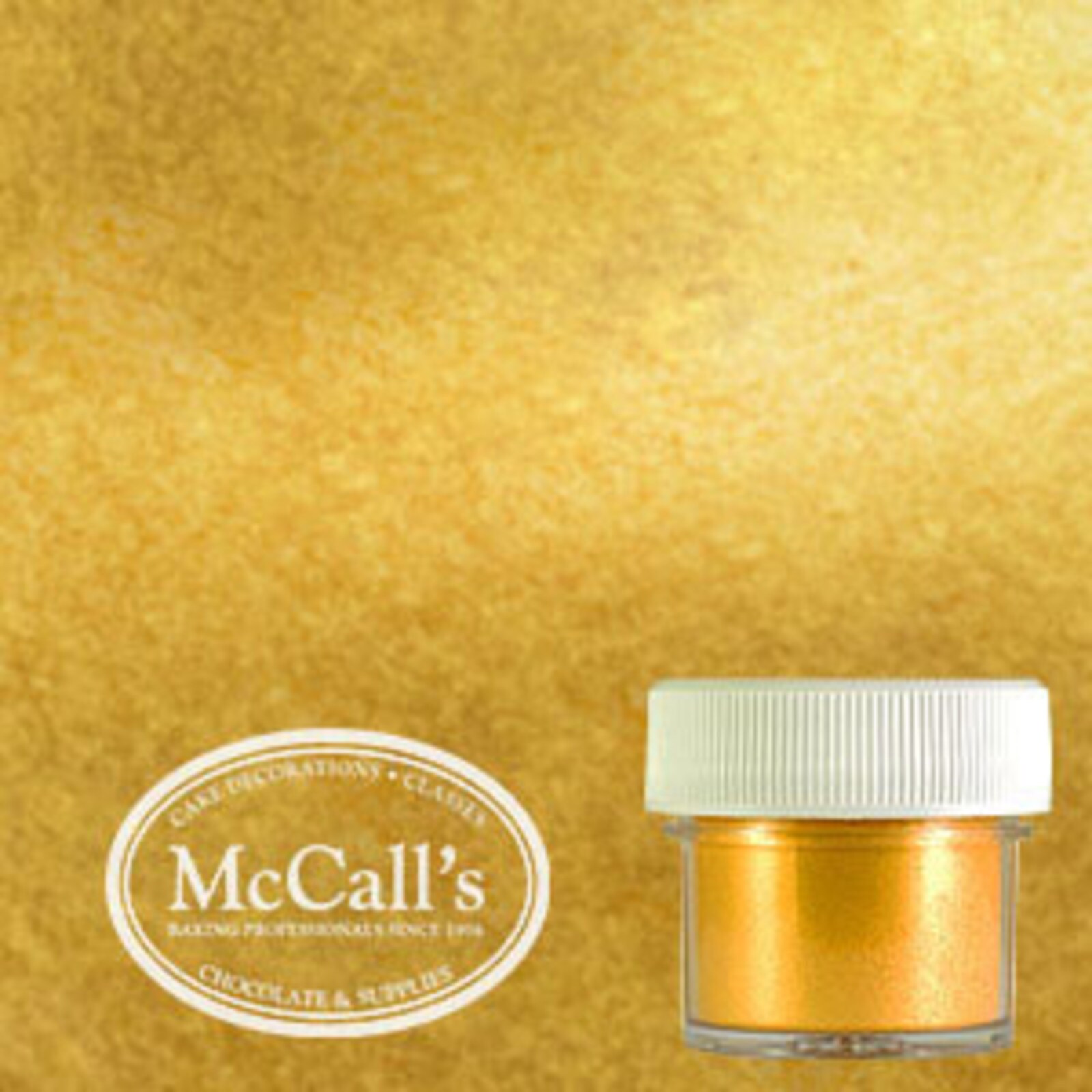 RADIANT GOLD METALLIC LUSTER DUST - 3G (EDIBLE)
