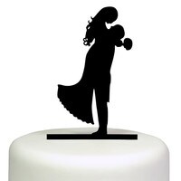 HOLD ME SILHOUETTE CAKE TOPPER BRIDE GROOM WEDDING