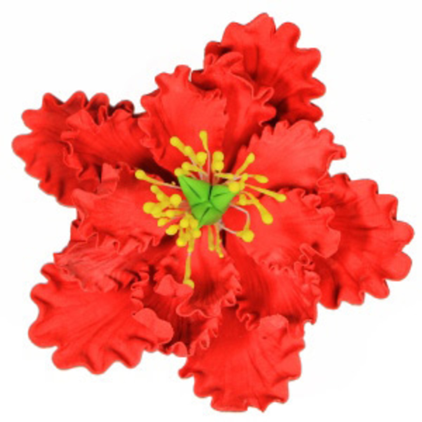 1 PC 4 1/2" RED GUM PASTE PEONY 