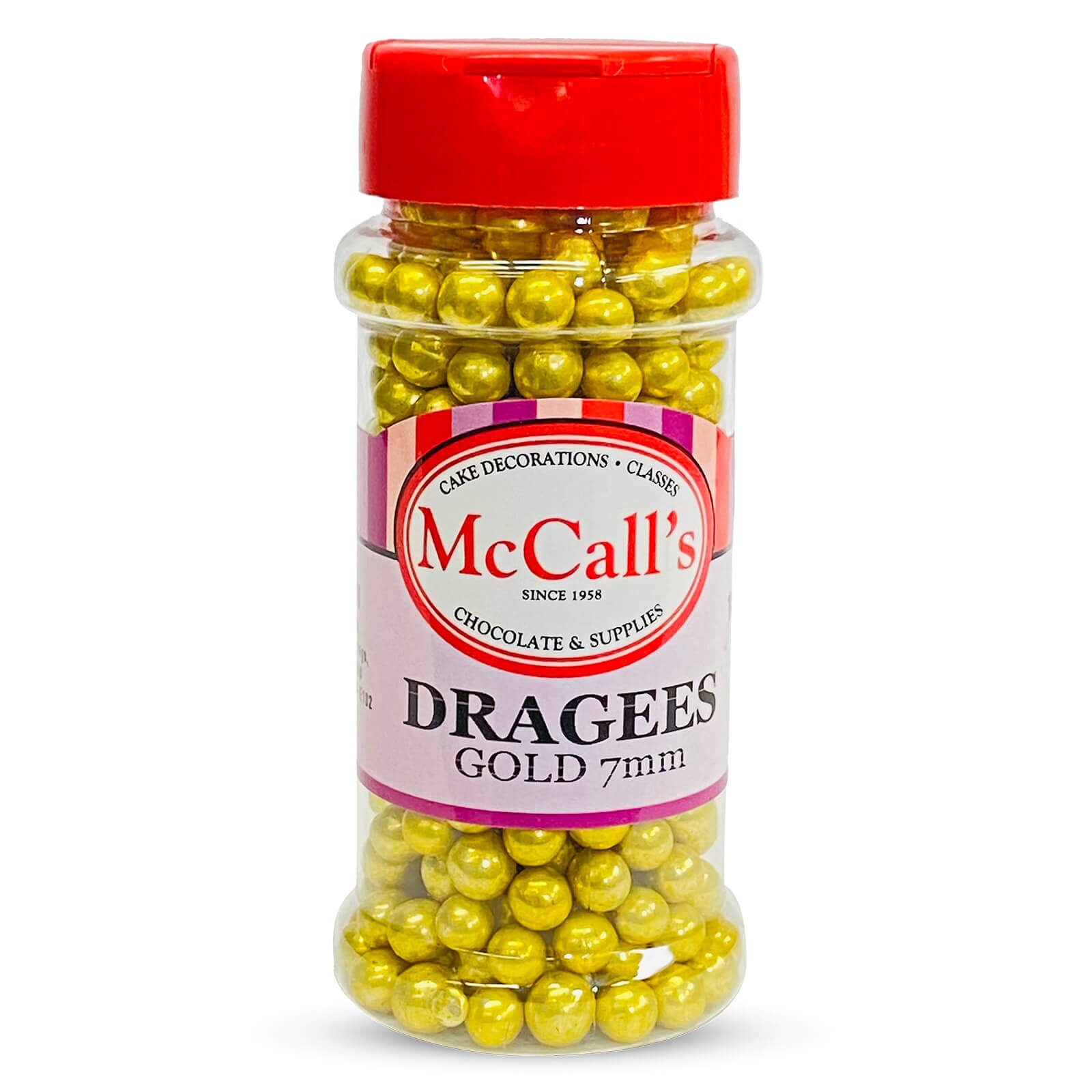 GOLD DRAGEE MEDIUM 7 MM 100 G