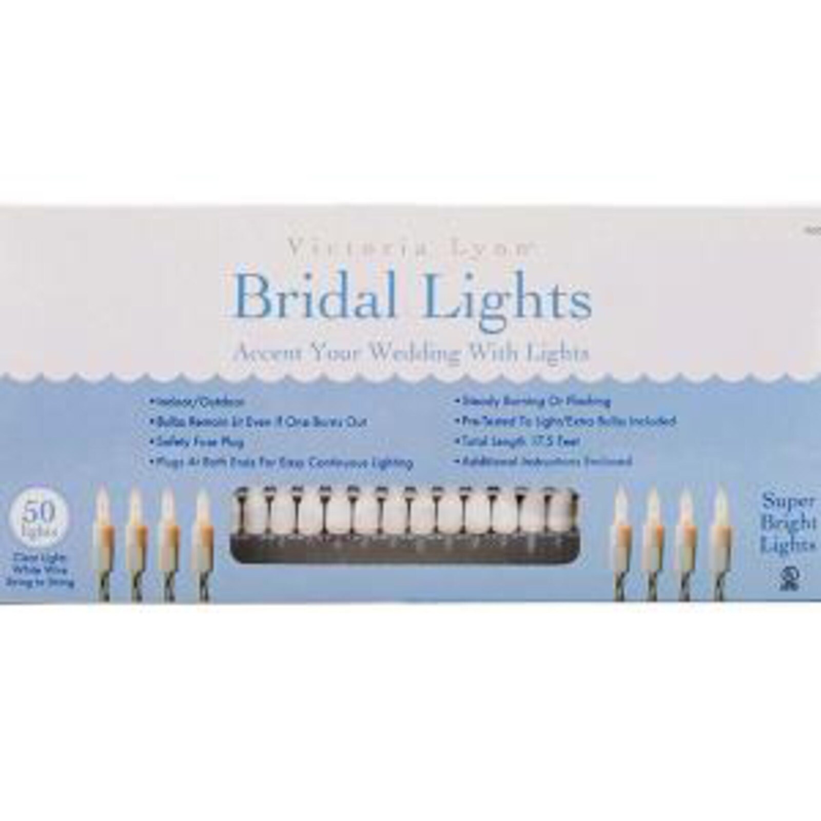 17.5 FEET 50 SUPER BRIGHT FROSTED DECO LIGHTS