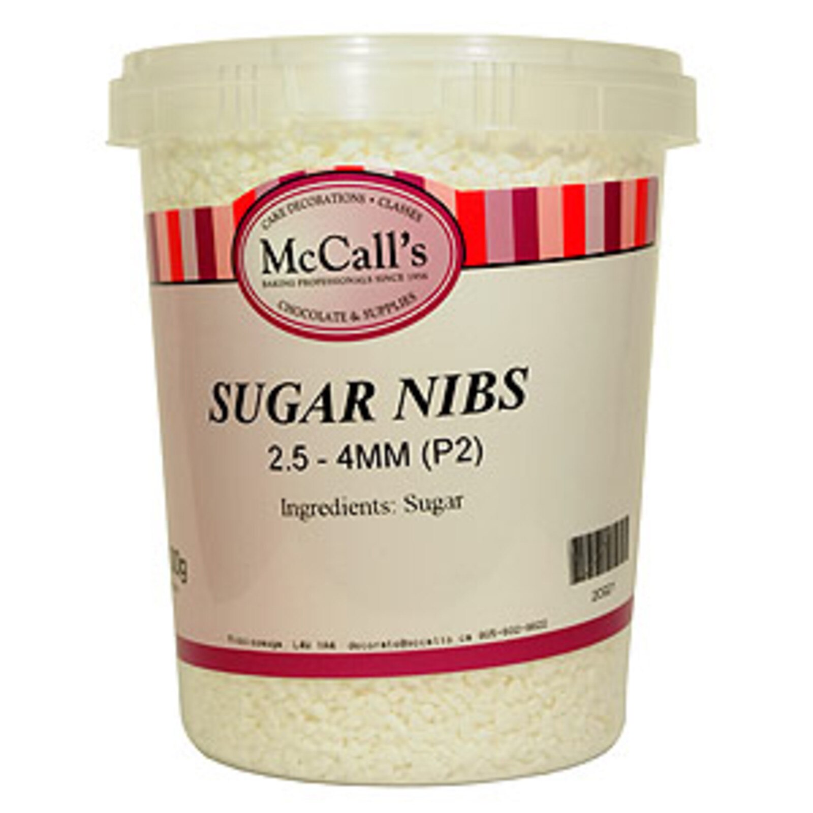 Sugar Pearl Nibs 2.5 4 mm (P2) 800g McCall's