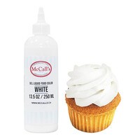 LIQUID GEL FOOD COLOR - WHITE 250 ML / 10.5 OZ