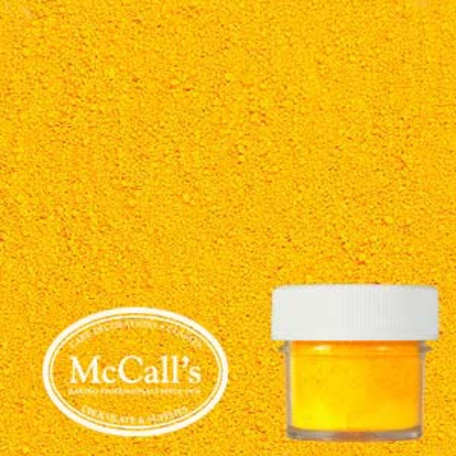 DUSTING POWDER - YELLOW 3G (EDIBLE)