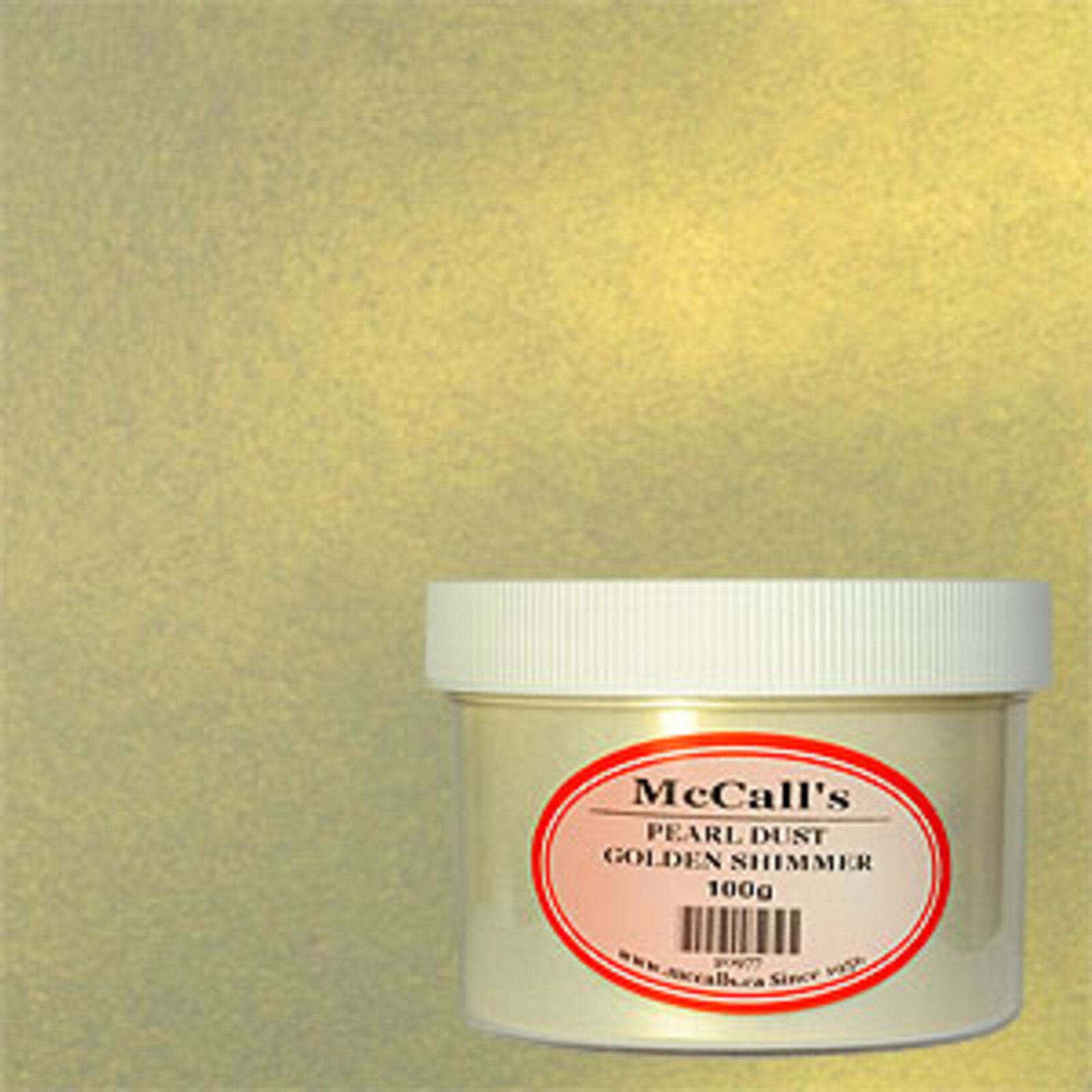 PEARL LUSTER GOLD SHIMMER POWDER (DUST) EDIBLE