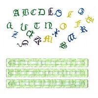 OLD ENGLISH ALPHABET CUTTER SET - UPPER CASE 