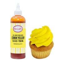 LIQUID GEL FOOD COLOR - LEMON YELLOW 250 ML / 10.5 OZ