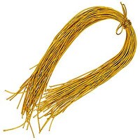 GOLD STRETCH CORD PRE CUT 