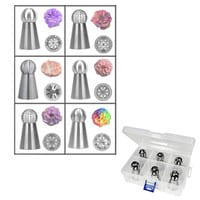 RUSSIAN BALL PASTRY TIPS 6 PIECE SET