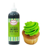 LIQUID GEL FOOD COLOR -  LIME GREEN 250 ML / 10.5 OZ