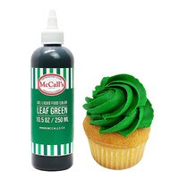 LIQUID GEL FOOD COLOR - LEAF GREEN 250 ML / 10.5 OZ