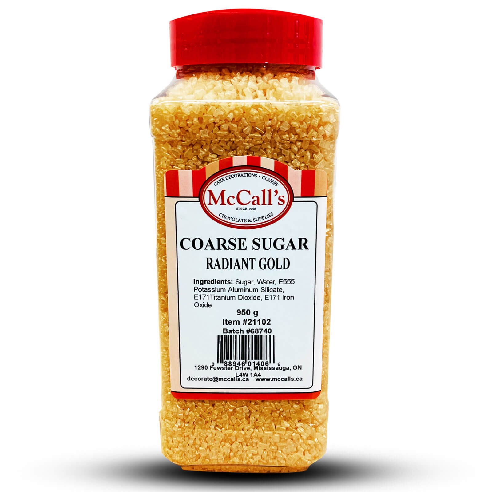 COARSE SUGAR - RADIANT GOLD 950 G