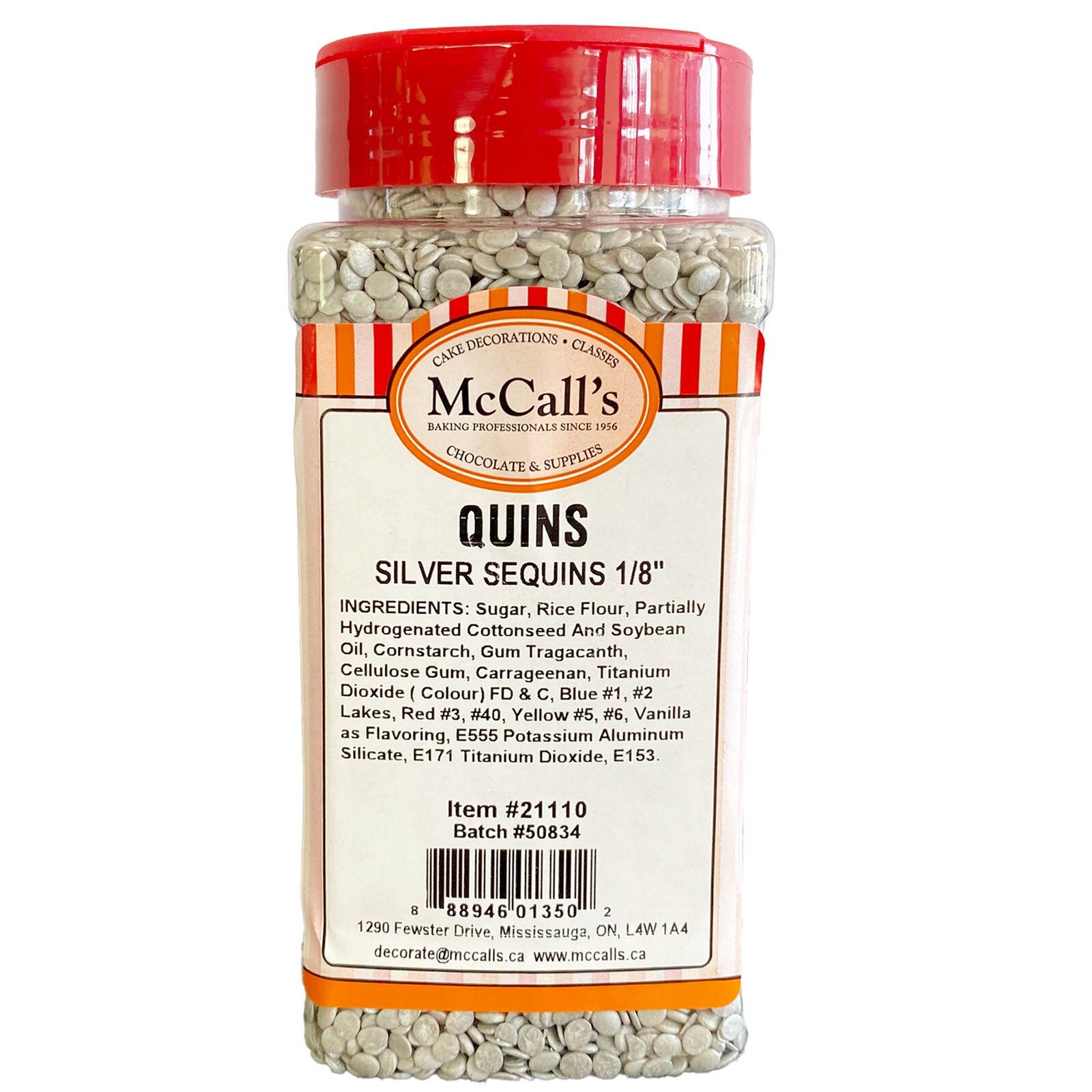 QUINS - SILVER SEQUINS 1/8"   