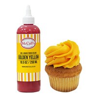 LIQUID GEL FOOD COLOR - GOLDEN YELLOW 250 ML / 10.5 OZ