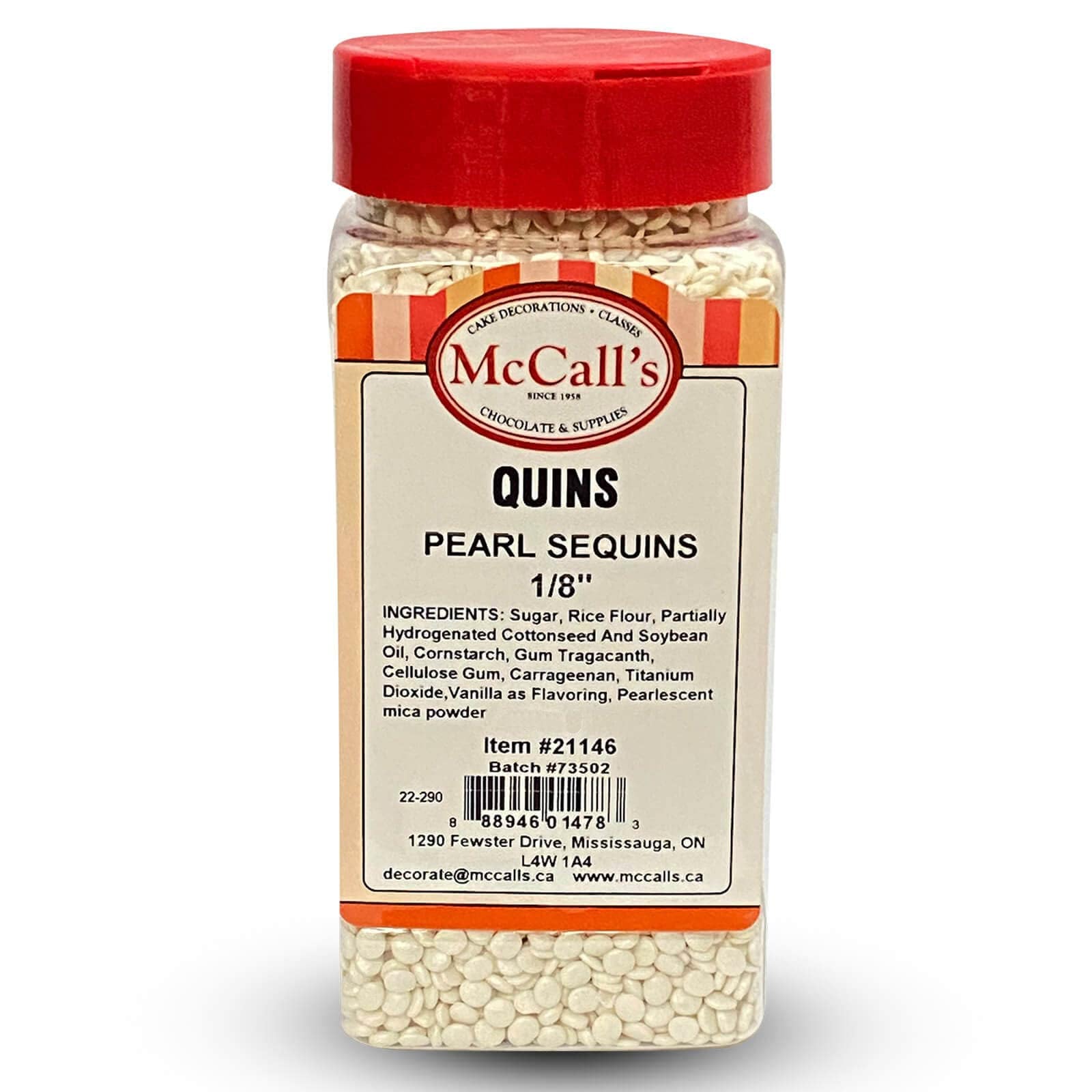 QUINS PEARL SEQUINS 1/8" 