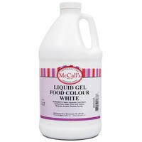 GEL LIQUID FOOD COLOR - WHITE 2 LT / 1/2 GAL