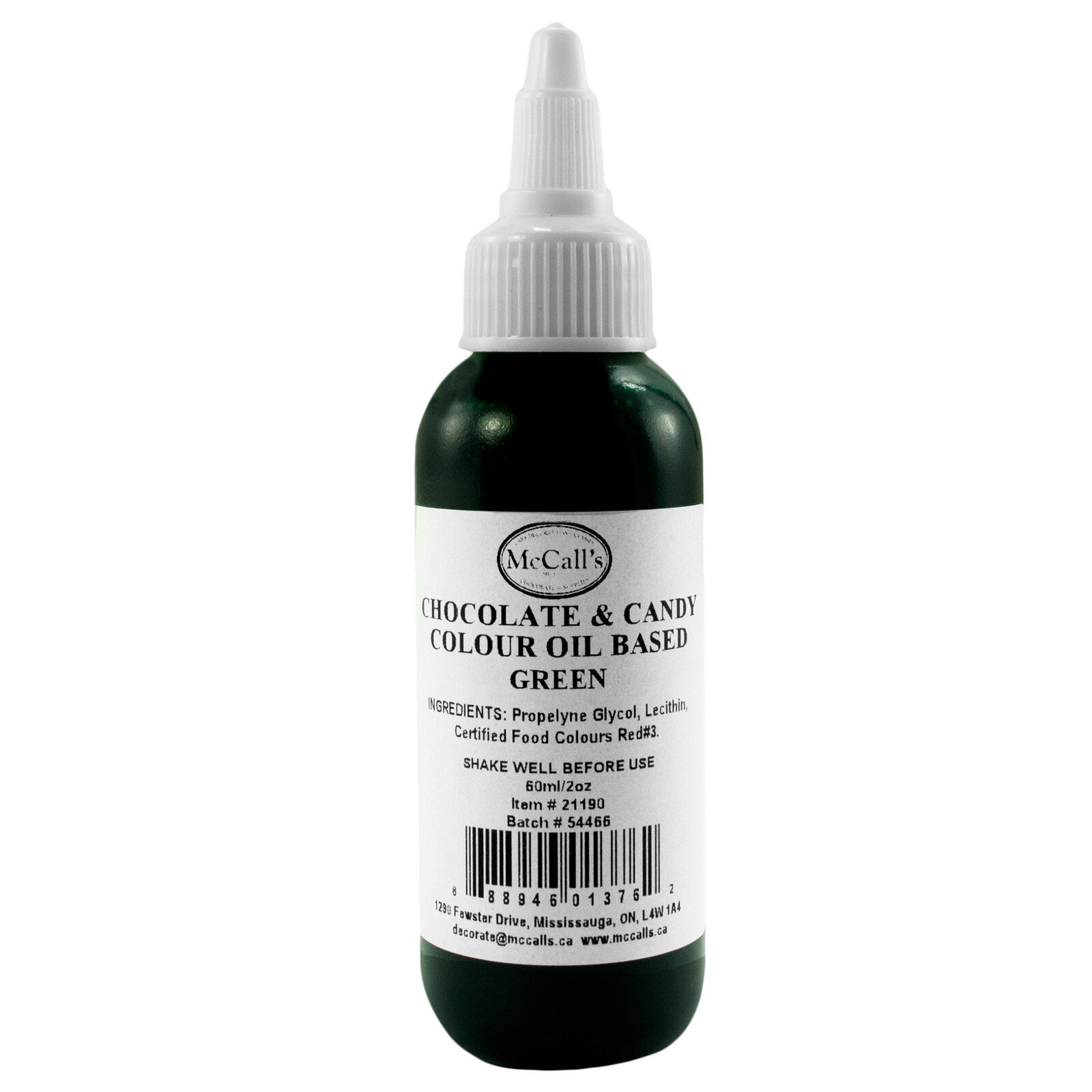 CANDY & CHOCOLATE COLOR - OIL BASED - GREEN 60 ML 