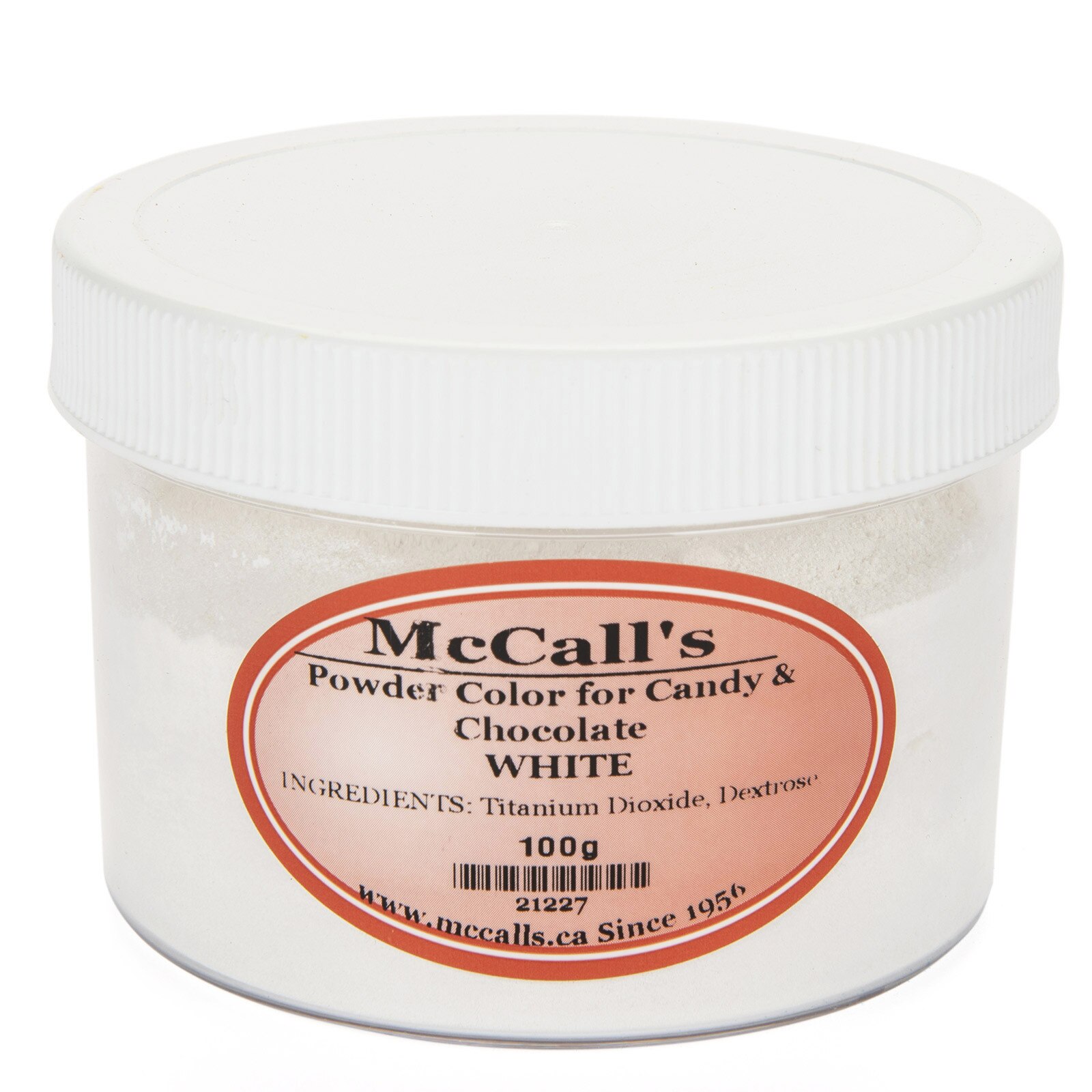 POWDER FOOD COLOR FOR CANDY & CHOCOLATE - WHITE 100 G