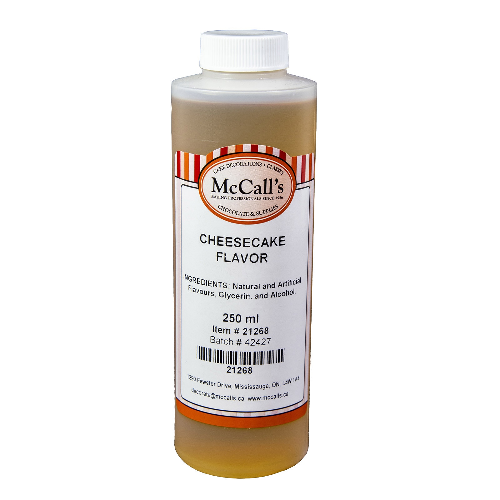 Cheesecake Flavor 250 ml McCall's