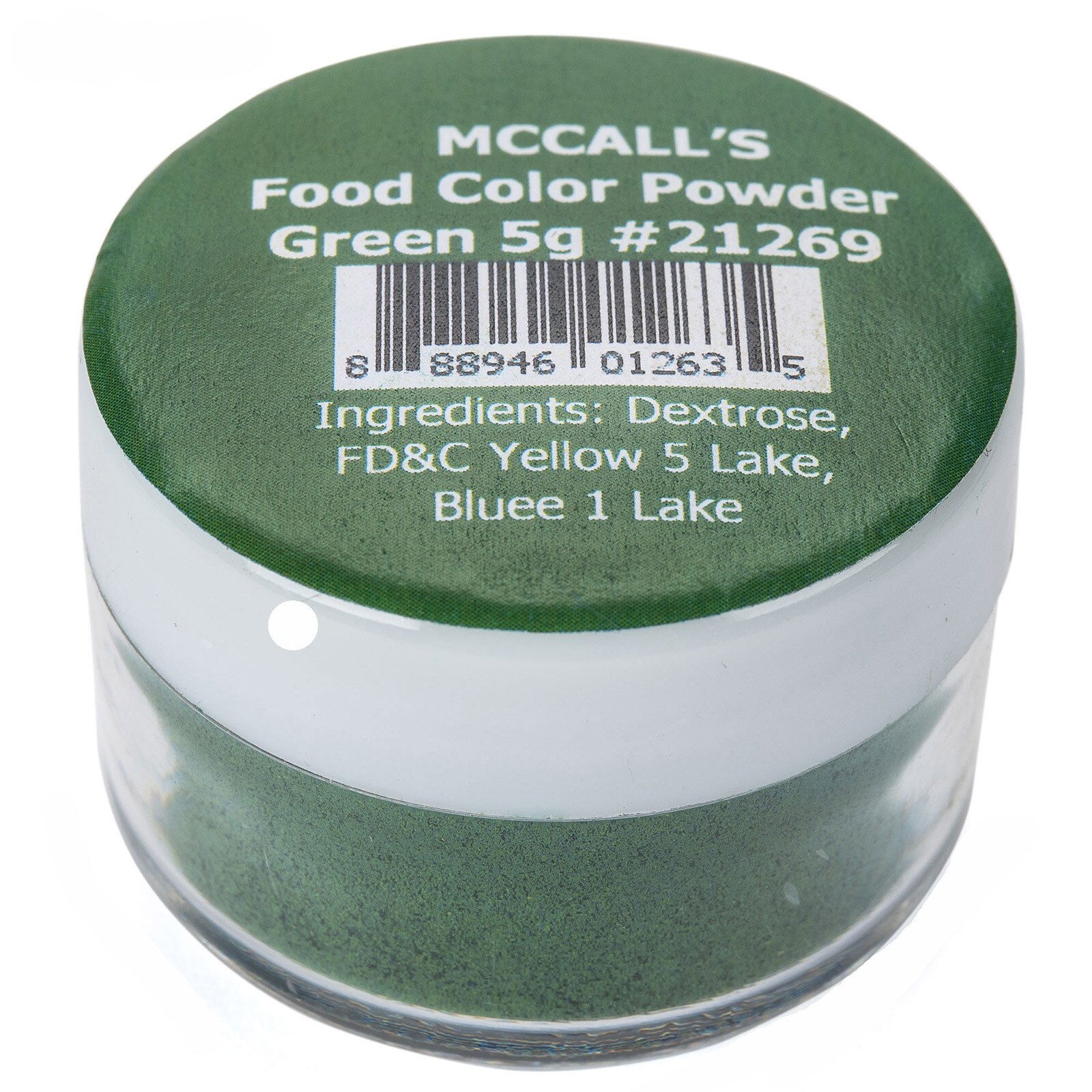 Powder Food Color For Candy & Chocolate Green 5g McCall's