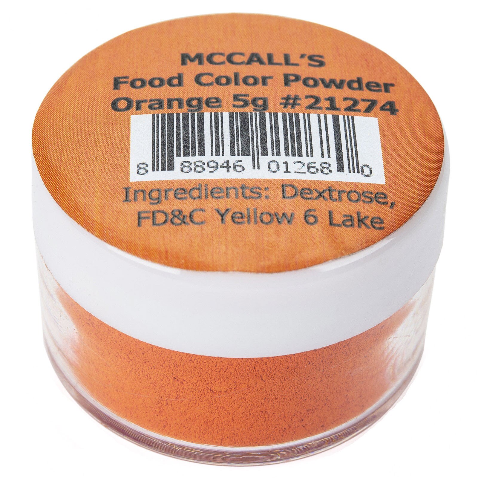 Powder Food Color For Candy & Chocolate Orange 5g McCall's
