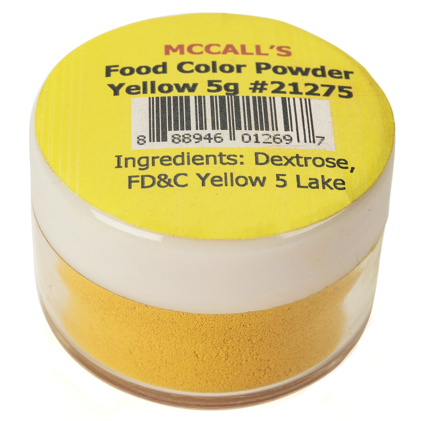 POWDER FOOD COLOR FOR CANDY & CHOCOLATE - YELLOW 5 G