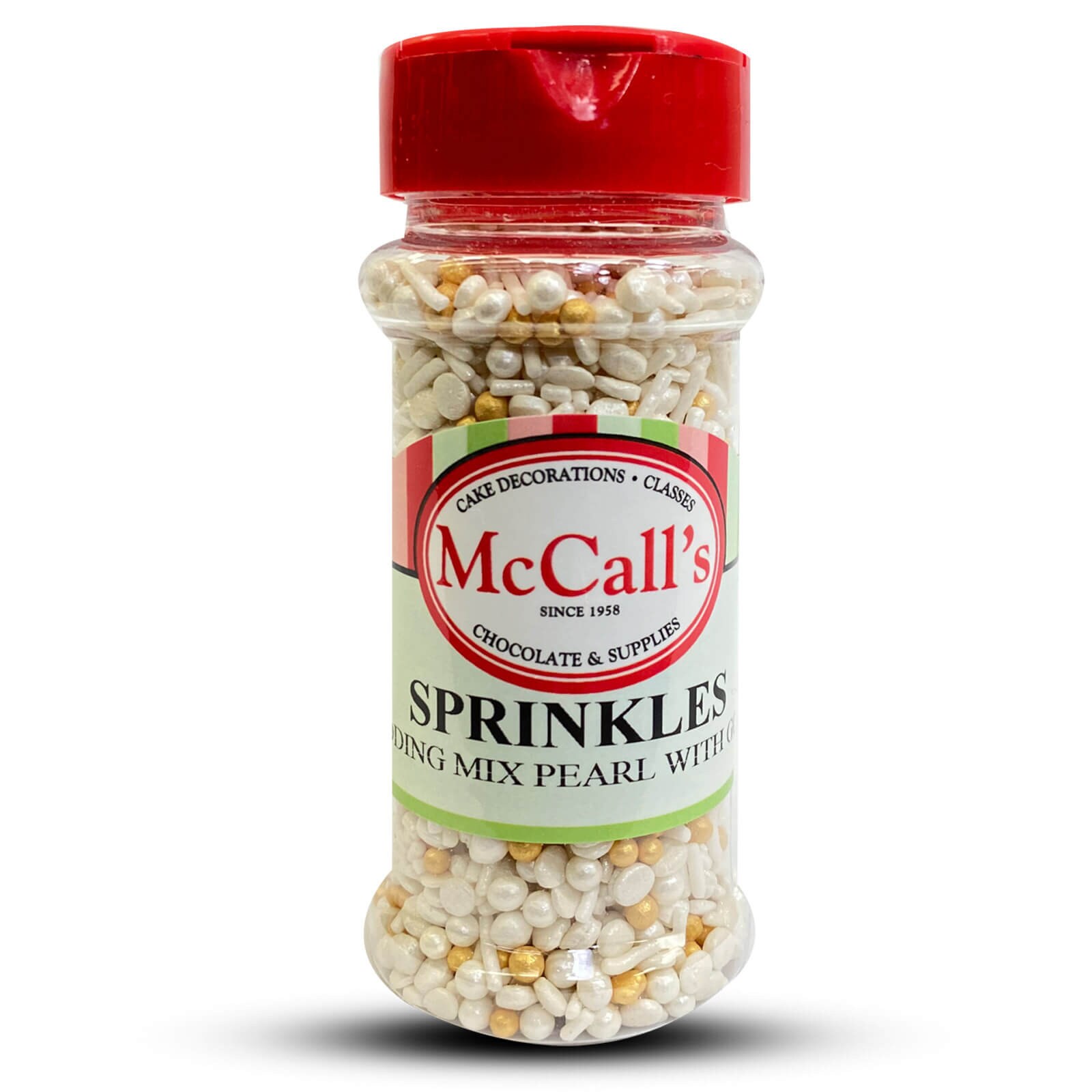 SPRINKLES GOLD WEDDING PEARL MIX 75 G