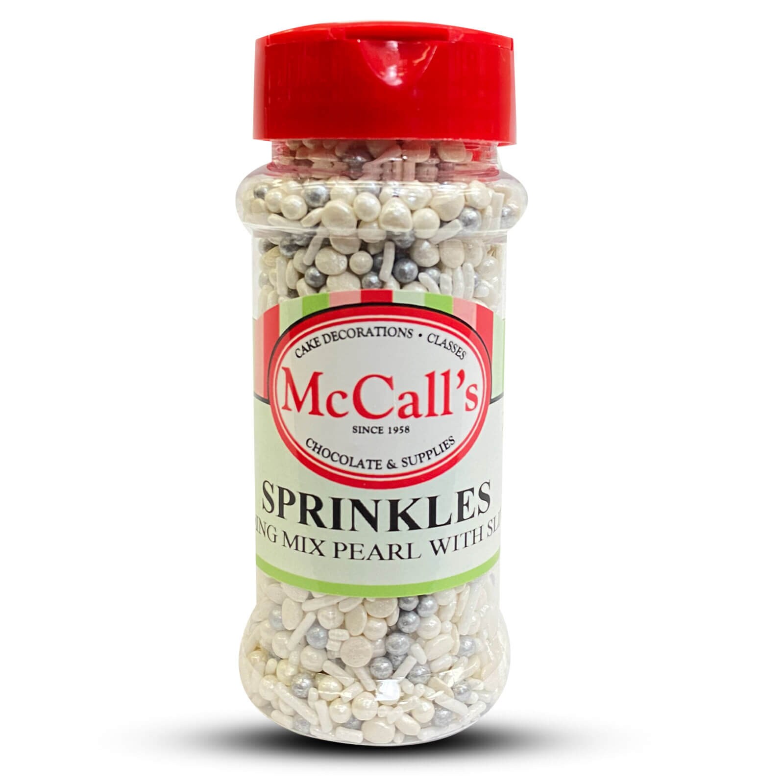 SPRINKLES SILVER WEDDING PEARL MIX 75 G