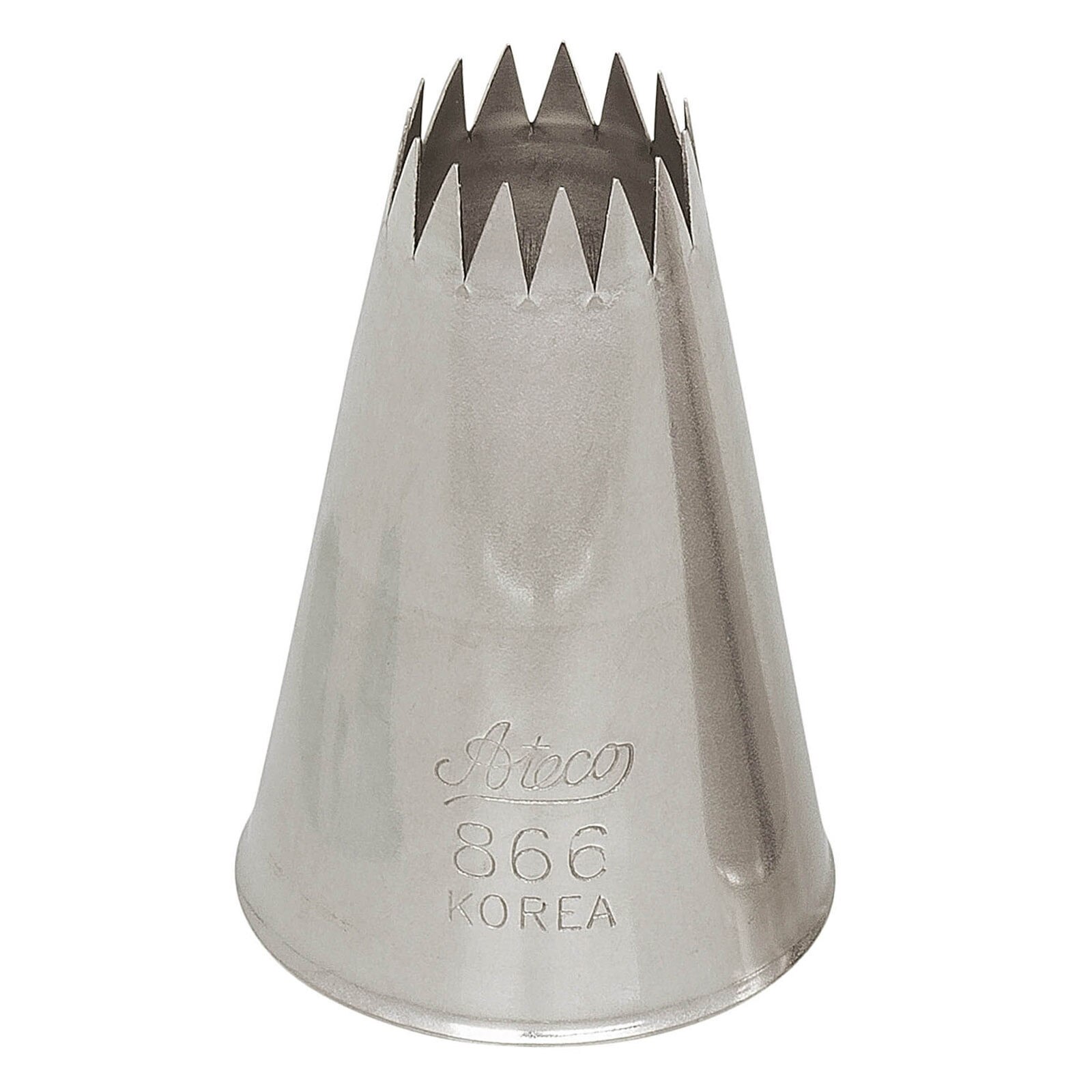 ATECO LARGE FRENCH STAR PIPING TIP #866 - 1/2"