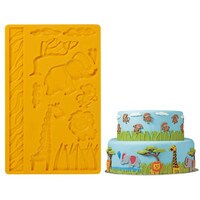 WILTON SILICONE MOLD - JUNGLE ANIMALS