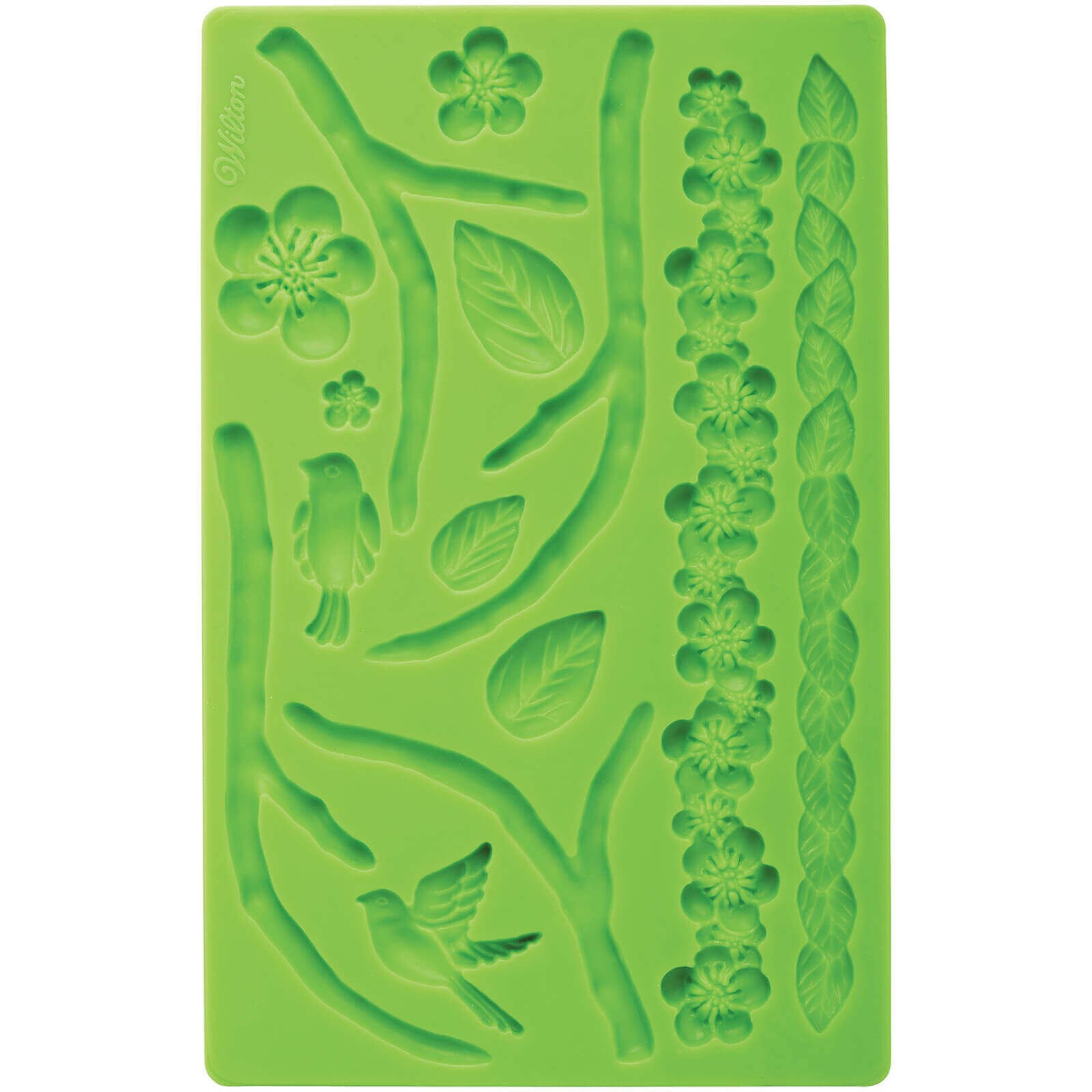 WILTON SILICONE MOLD - NATURE FLOWER, LEAF & BRANCH