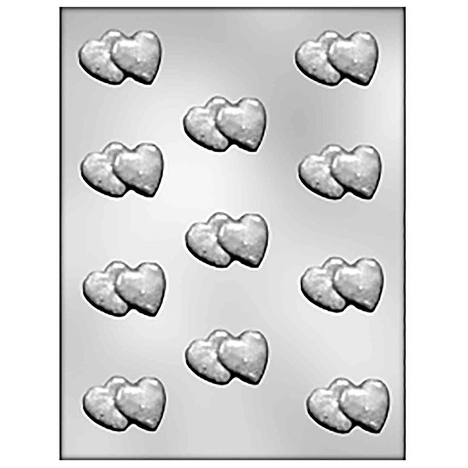 MOLD - DOUBLE HEARTS 1" (11)